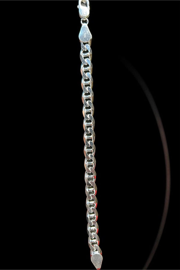 925 Sterling Silver Curb Link Bracelet