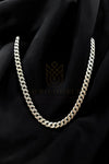 925 Sterling Silver Vintage Cuban Chain (Men's Dull Polish Finish)