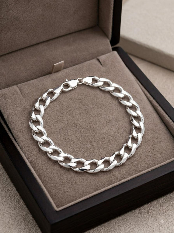 Silver Valor Cuban Link Bracelet