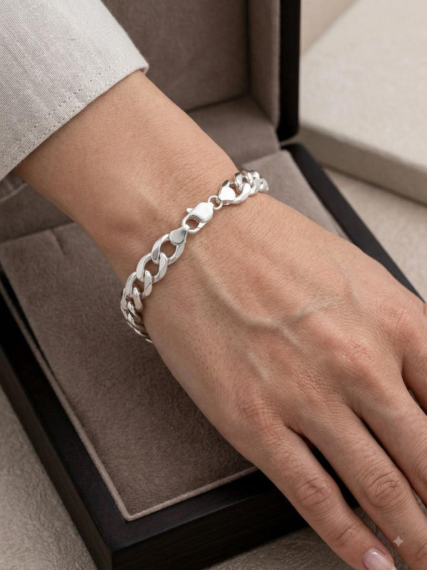 Silver Valor Cuban Link Bracelet