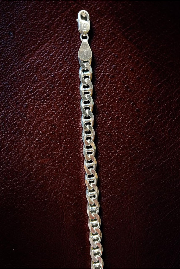 925 Sterling Silver Curb Link Bracelet