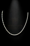 925 Sterling Silver Twisted Rope Chain (Unisex, only 5.1gms)